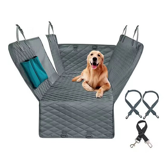 EcoPedz auto hondendeken Luxe waterdicht Grey (147x137x40 cm)
