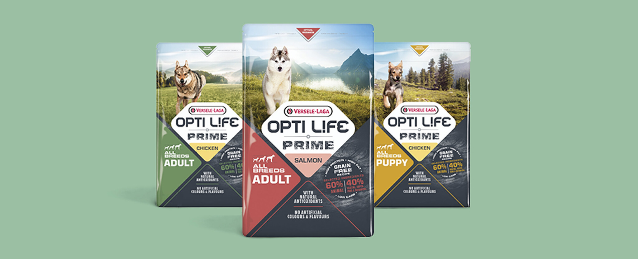 Opti Life Prime van Versele-Laga: De graanvrije hondenvoeding voor een actieve en gezonde hond