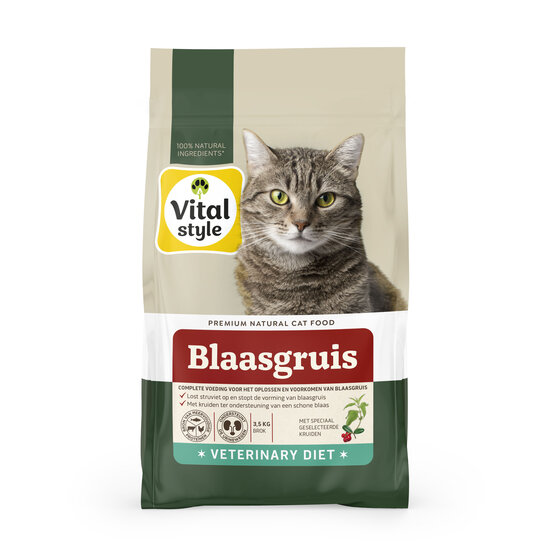 Vitalstyle Blaasgruis kattenbrokken 3,5 kg