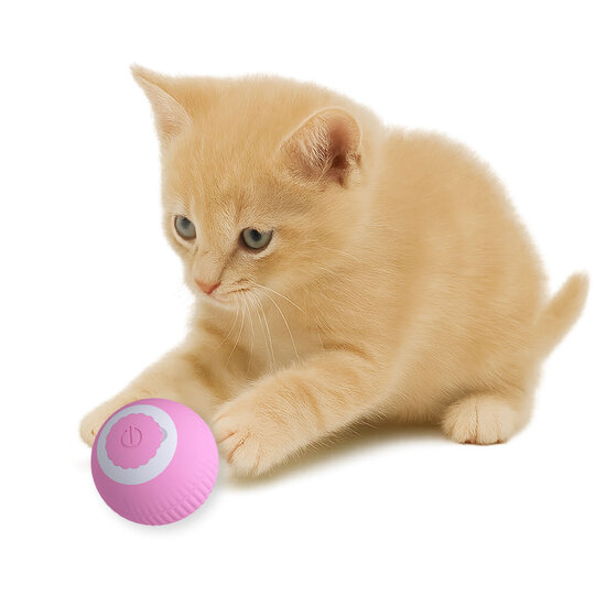 KiddyCat® Smart speelbal automatisch voor katten (roze)