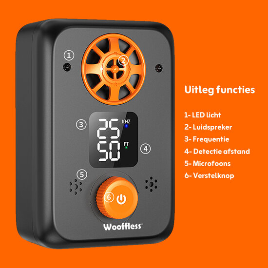 Wooffless® NoBark Plus Base anti-blaf trainer