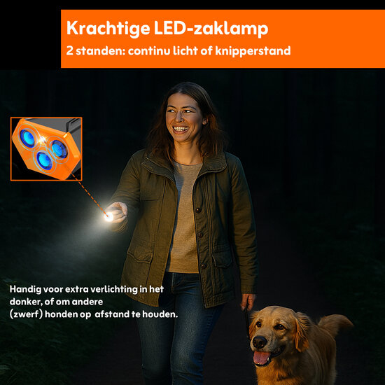 Wooffless® NoBark Plus Remote diervriendelijke hondentrainer