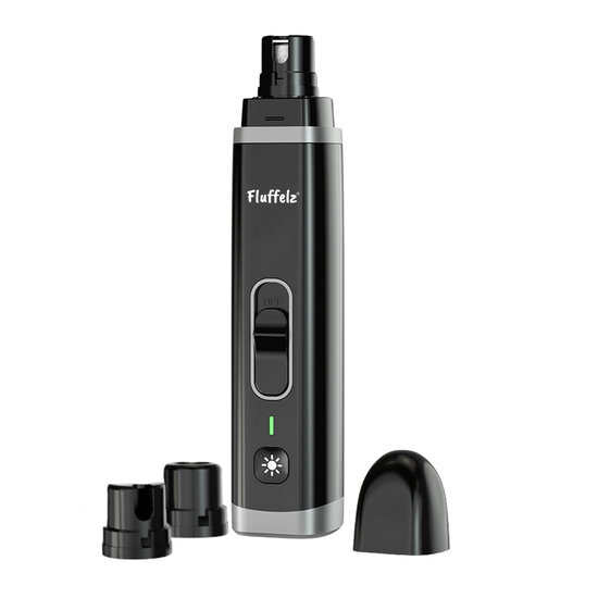 Fluffelz® Elektrische nagelvijl voor huisdieren oplaadbaar (zwart)