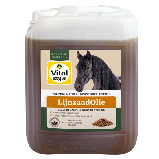 Vitalstyle LijnzaadOlie 5 liter