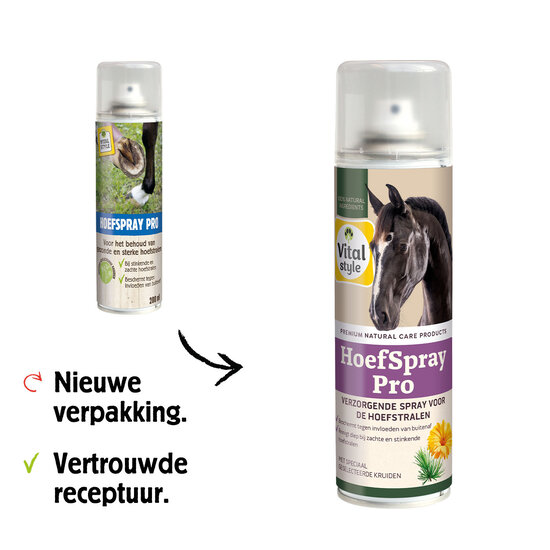 Vitalstyle HoefSpray Pro 200 ml - voor gezonde en sterke hoefstralen