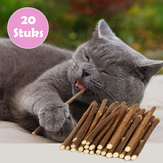 KiddyCat® Matatabi Japanse kattenstokjes (20 stuks)