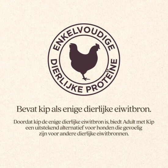 Vitalstyle Adult kip hondenvoeding blik 6x400 gram (tray)