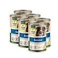 Vitalstyle Senior hondenvoeding blik 6x400 gram (tray)