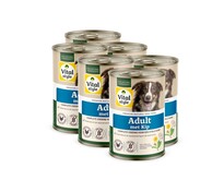 Adult kip hondenvoeding blik 6x400 gram