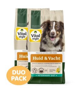 Huid&Vacht hondenbrokken 2x12 kg