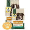 Vitalstyle Huid&Vacht hondenbrokken 12+3 kg (bonusbag)