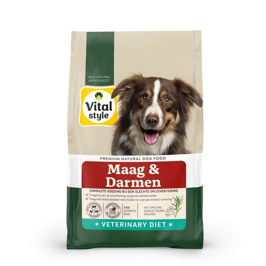 Vitalstyle Maag & Darmen hondenbrokken 3 kg