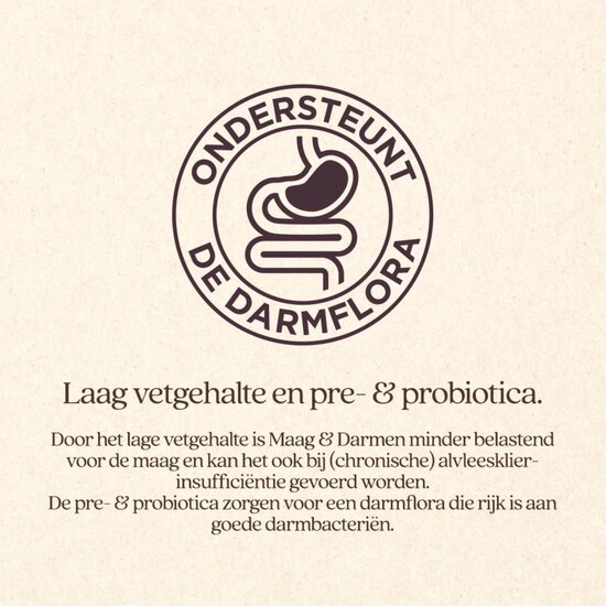 Vitalstyle Maag en Darm hondenvoeding blik 6x400 gram (tray)