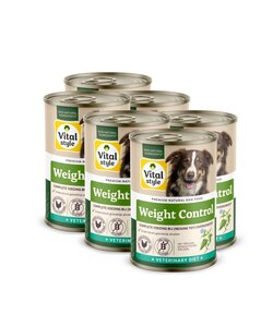 Weight Control hondenvoeding blik 6x400 gram