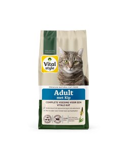 Adult met kip kattenbrokken 1,5 kg