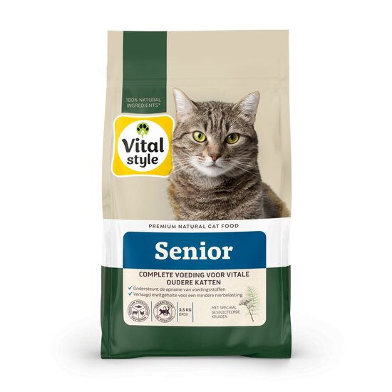 Vitalstyle Senior kattenbrokken 3,5 kg