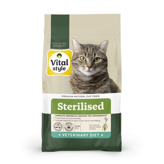 Vitalstyle Sterilised kattenbrokken 3,5 kg