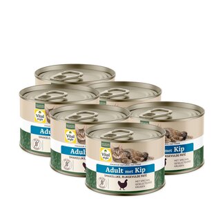 kattenvoeding Adult met kip 6x200 gram