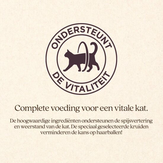 Vitalstyle kattenvoeding Adult met kip 6x200 gram (tray)