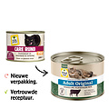 Vitalstyle kattenvoeding Adult met rund 6x200 gram (tray)
