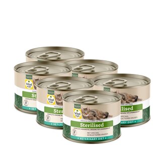 kattenvoeding Sterilised 6x200 gram