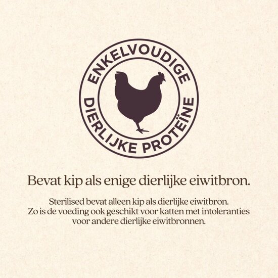 Vitalstyle kattenvoeding Sterilised 6x200 gram (tray)