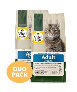Adult met rund kattenbrokken 2x10 kg (duopack)