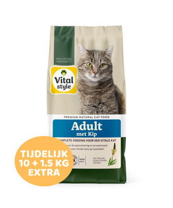 Adult met kip kattenbrokken 10 kg
