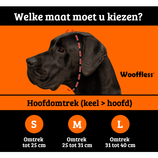 Wooffless® EarGuard gehoorband hond Grey (maat M)