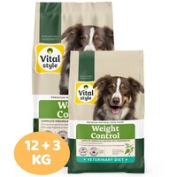 Weight Control hondenbrokken 12 + 3 kg