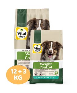 Weight Control hondenbrokken 12 + 3 kg