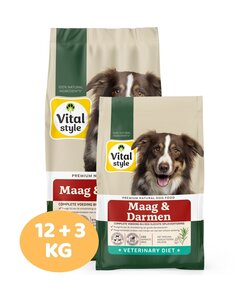 Maag & Darmen hondenbrokken 12+3 kg