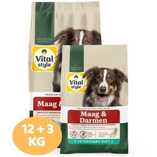 Maag & Darmen hondenbrokken 12+3 kg