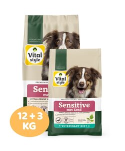 Sensitive met Eend 12 + 3 kg