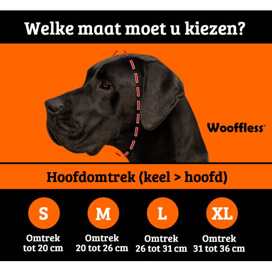 Wooffless® EarGuard gehoorbescherming hond (maat XL)