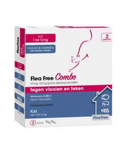 Spot-On Combo kat tegen vlooien en teken (2 pipetten)