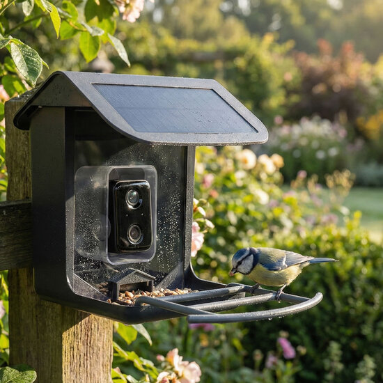 Slim Vogelvoerhuisje met Camera & AI Herkenning