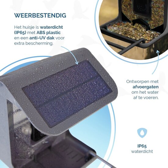 Slim Vogelvoerhuisje met Camera & AI Herkenning
