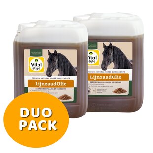 LijnzaadOlie 2x 5 liter (duopack)