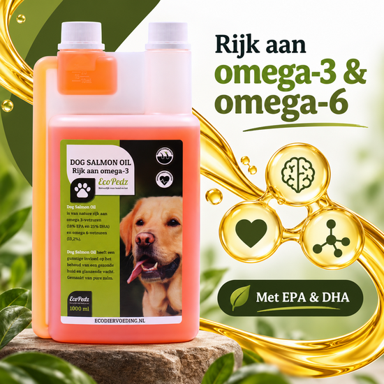 EcoPedz visolie zalm Premium voor honden 1000 ml