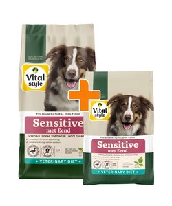Sensitive met Eend 12+3 kg