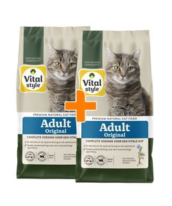 Adult met rund kattenbrokken 2x10 kg (duopack)