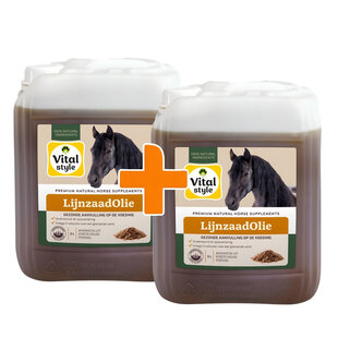 LijnzaadOlie 2x 5 liter (duopack)
