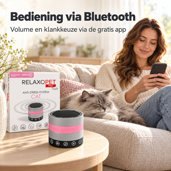 RelaxoPet PRO Touch Kat anti-stress systeem voor katten