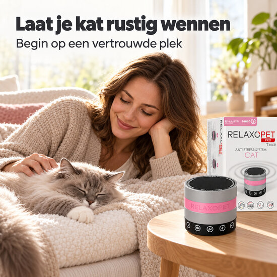 RelaxoPet PRO Touch Kat anti-stress systeem voor katten