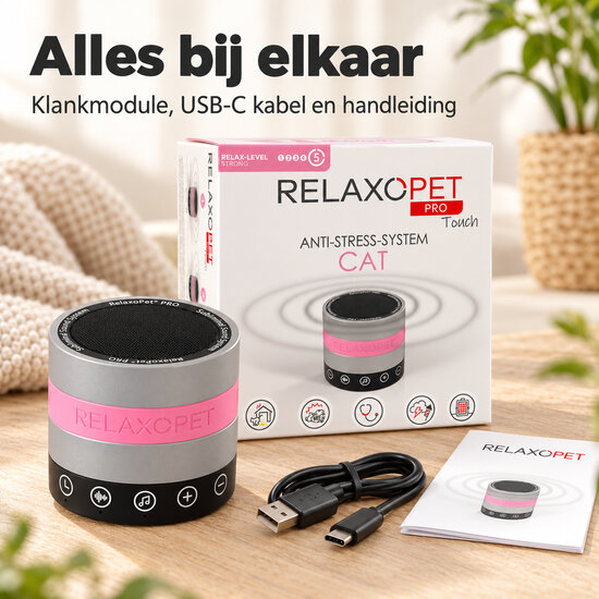 RelaxoPet PRO Touch Kat anti-stress systeem voor katten