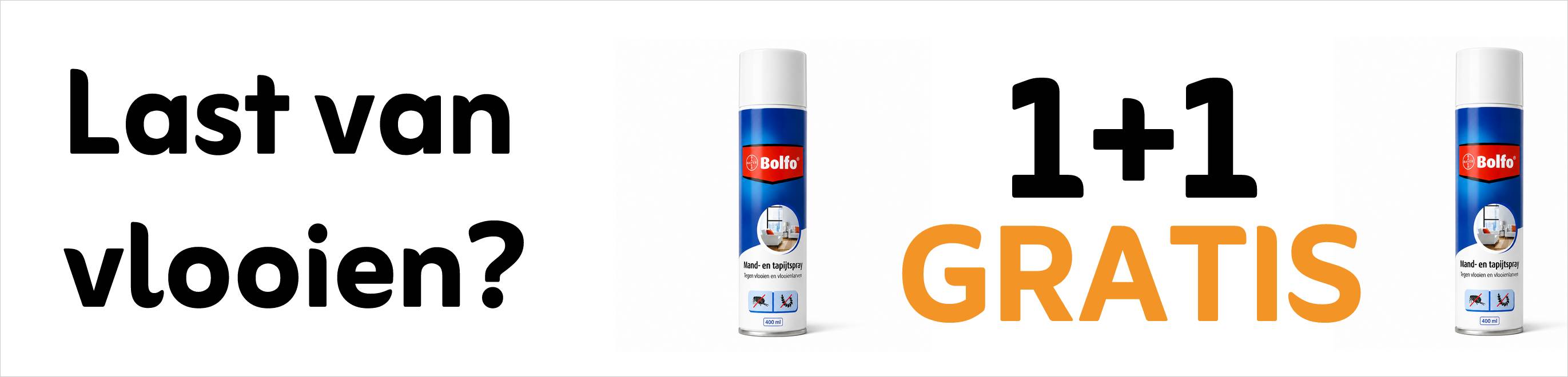 Bolfo mand- en tapijtspray: 1+1 gratis