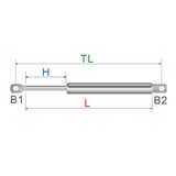 Philips Gas spring 450N Philips Gas spring 450N