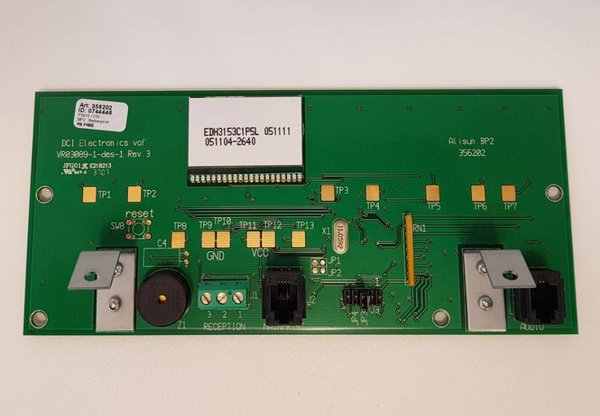 Alisun Bedieningsprint BP2 voor Alisun Sunvison Alisun Bedieningsprint BP2 voor Alisun Sunvison