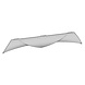 Hapro Decoratieplaat Hapro Jade bank pearl white, voor tussen de bankpoten Hapro Decoratieplaat Hapro Jade bank pearl white, voor tussen de bankpoten